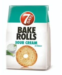 7 DAYS BAKE ROLLS SMIETANA I CEBULA 80g