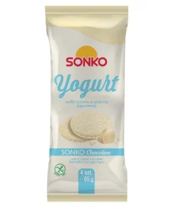 Alternative view of Sonko Rice Wafers in Yogurt Topping 65g