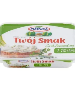 Alternative view of Piątnica Twój Smak Serek śmietankowy z ziołami 135 g