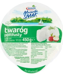 Alternative view of Mlekpol Mazurski Smak Twarog POLTLUSTY 450G