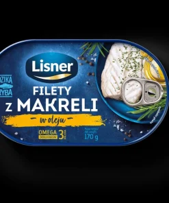 LISNER FILETY Z MAKRELI W OLEJU 170G