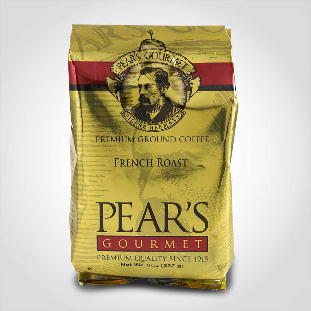Pears Ground Coffee French Roast 8oz – 6/case - Image 3