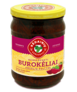 Alternative view of Kedainiu Konservai – Red Beetroot in Apple Juice 500ml