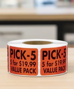 Pick 5 for $19.99 Label Stickers – 500/roll
