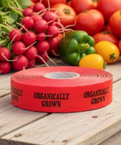 Alternative view of Organically Grown Label Stickers – 1000/roll
