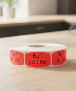 Buy 1 Get 1 Free Label Stickers – 1000/roll
