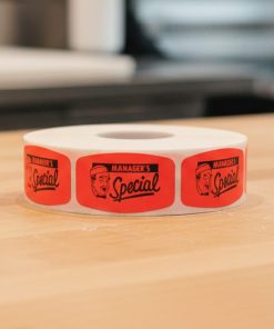 Managers Special Label Stickers – 1000/roll