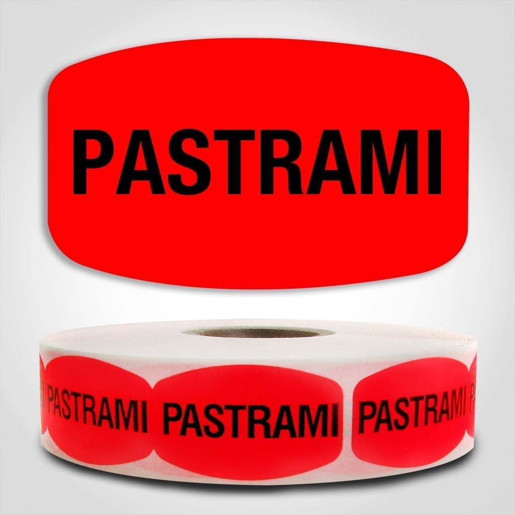 Pastrami Deli Label Stickers – 1000/roll - Image 4