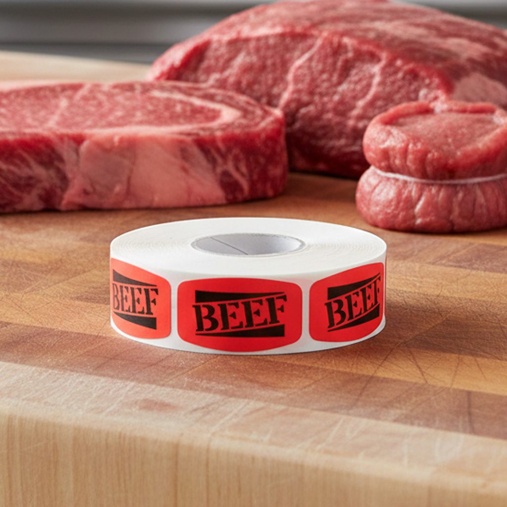 Beef Label Stickers – 1000/roll