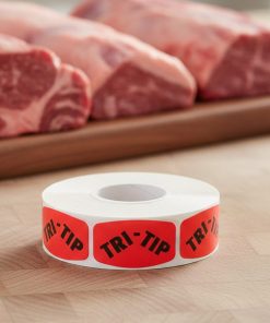 Alternative view of Tri Tip Label Butcher Sticker – 1000/roll