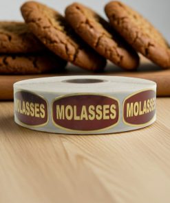 Molasses Label Bakery Flavor Stickers – 1000/roll
