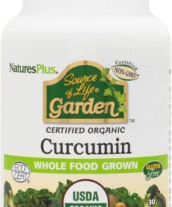 Alternative view of NaturesPlus Source of Life Garden Organic Curcumin – 30 Capsules