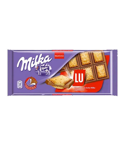 Milka Chocolate Lu 87g - Image 2