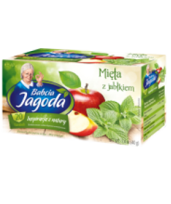 Alternative view of Babcia Jagoda – Mint and Apple Tea 40g
