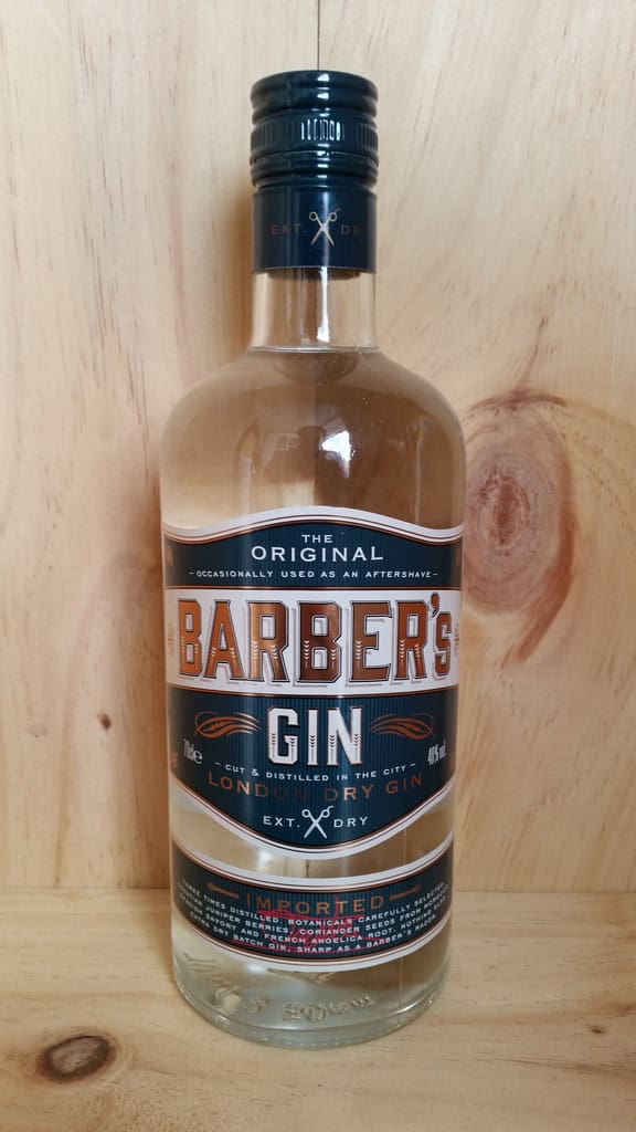 Barbers London Dry Gin 40%