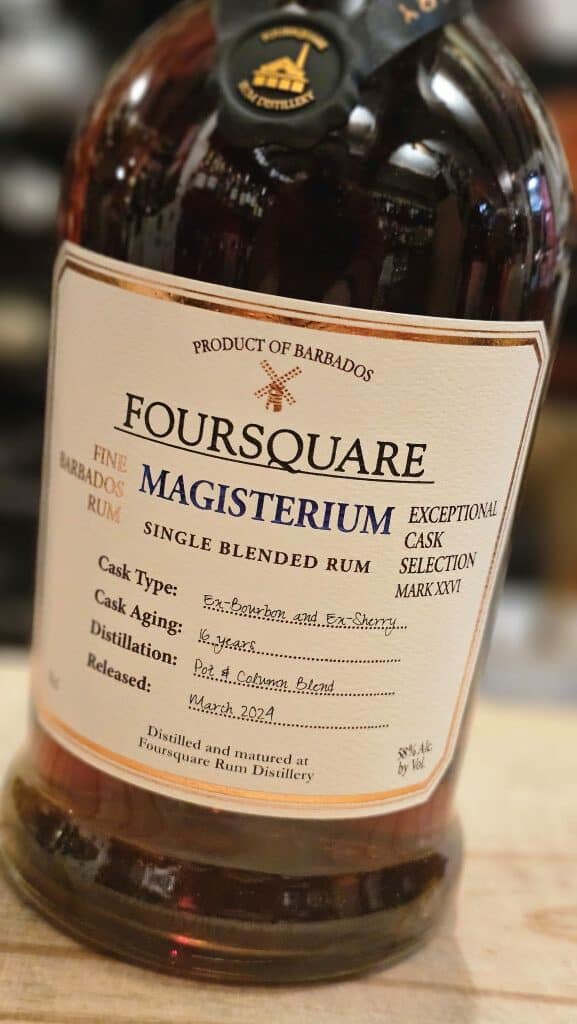 Foursquare Magisterium Single Blended Rum 58% - Image 3