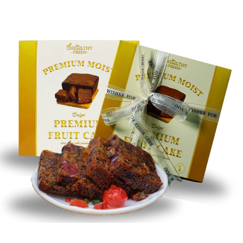 Premium Moist Fruit Cake (600gm) By Healthy Fresh Agro Sdn Bhd - Image 2