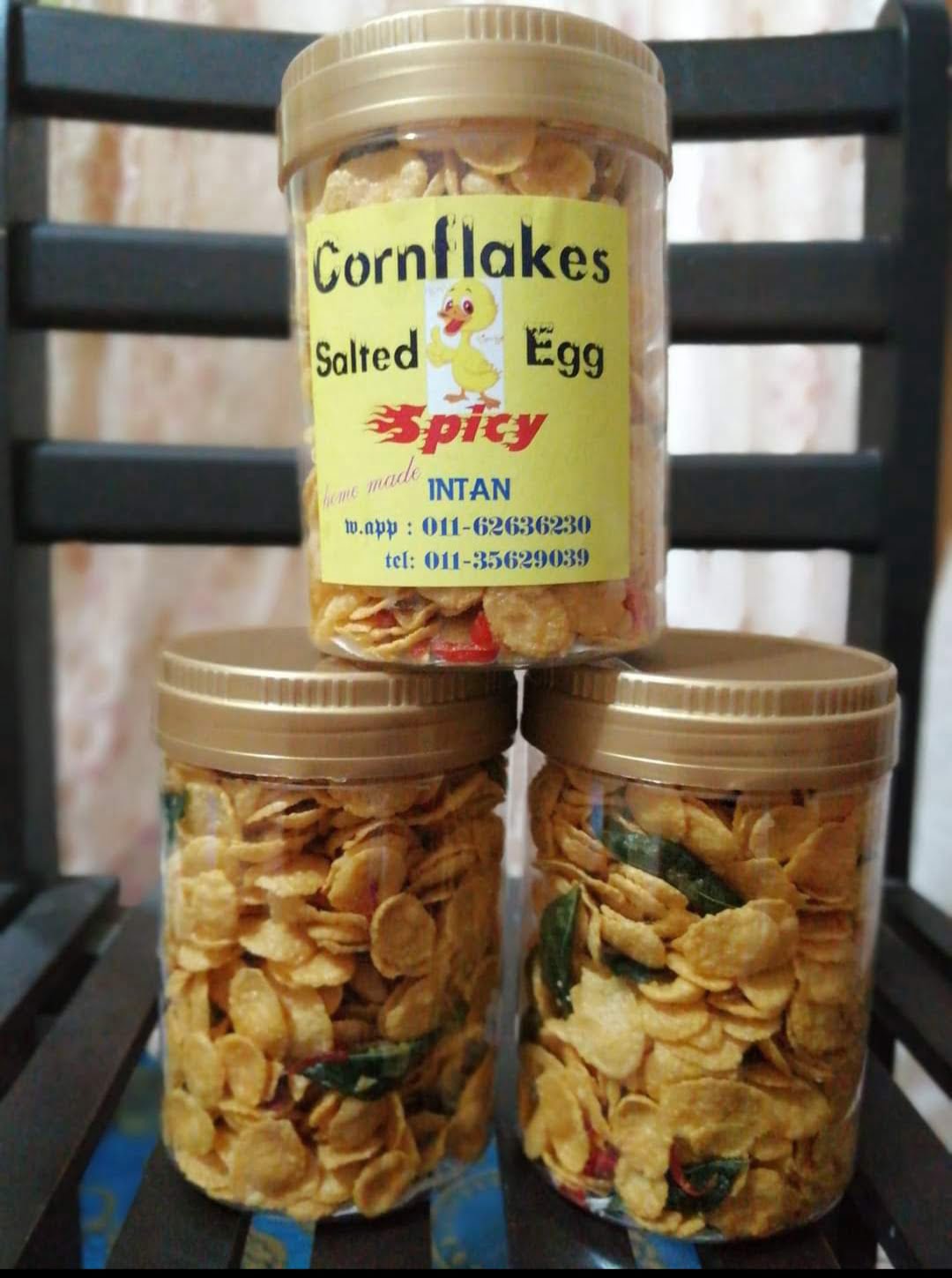 Spicy And Crispy Salted Egg Cornflakes