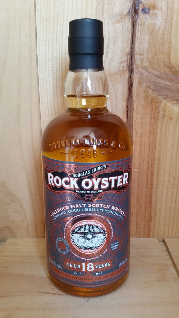 Rock Oyster 18 Year Old Blended Malt Scotch Whisky 70cl 46.8% - Image 2