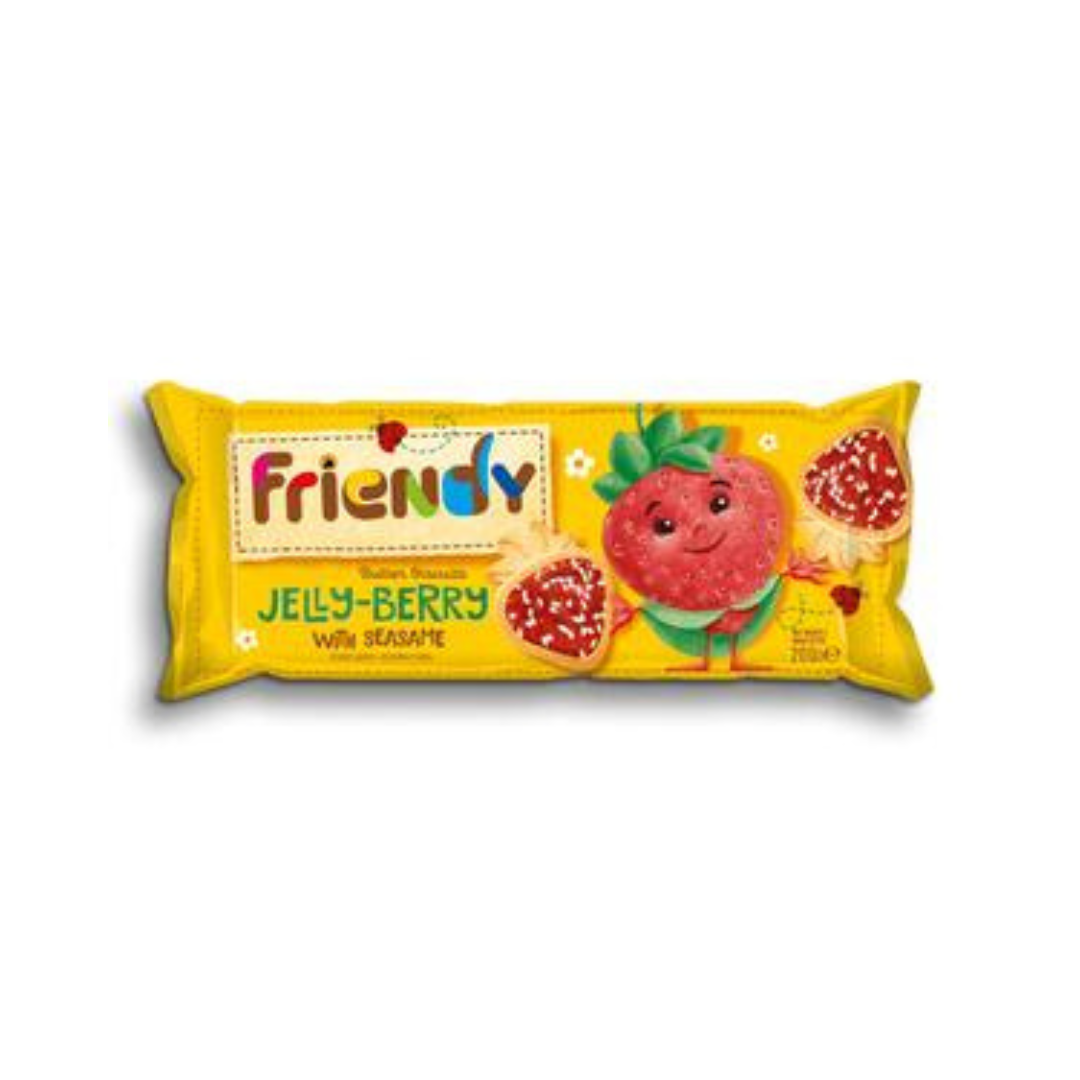 Biscuits “Jelly Berry”, Friendy 200g