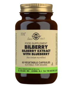 Alternative view of Solgar Bilberry Berry Extract with Blueberry Veg Caps 60