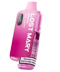 Lost Mary BM6000 Refillable Vape Kit-Fizzy Cherry (pack of 5)