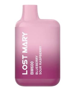 Lost Mary BM600 Prefilled Pod Kit – Blueberry Sour Raspberry(pack of 10)