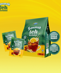 Sawanah Teh Kelulut ~ Pouch Bag 15 Sachet × 25g