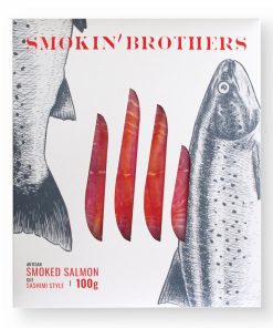 Alternative view of The Fine Cheese Co. Smokin’ Brothers Smoked Salmon ‘Sashimi’ Style Belly Slices